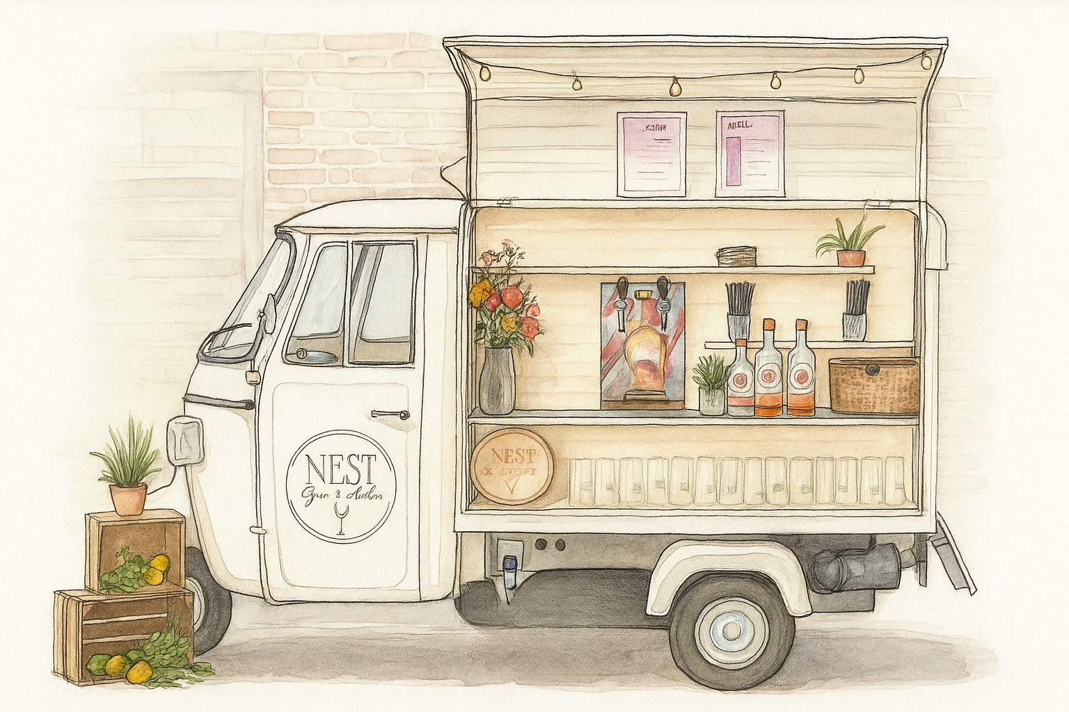 NEST - Bar on Wheels